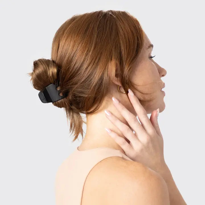 Kitsch Eco-Friendly Medium Claw Clips 2pc Set - Black & Tort