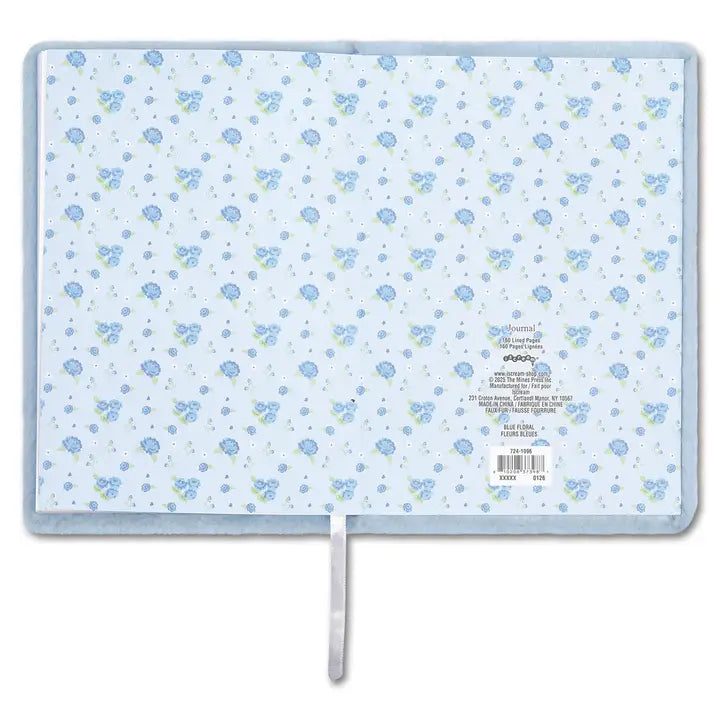 Blue Floral Journal