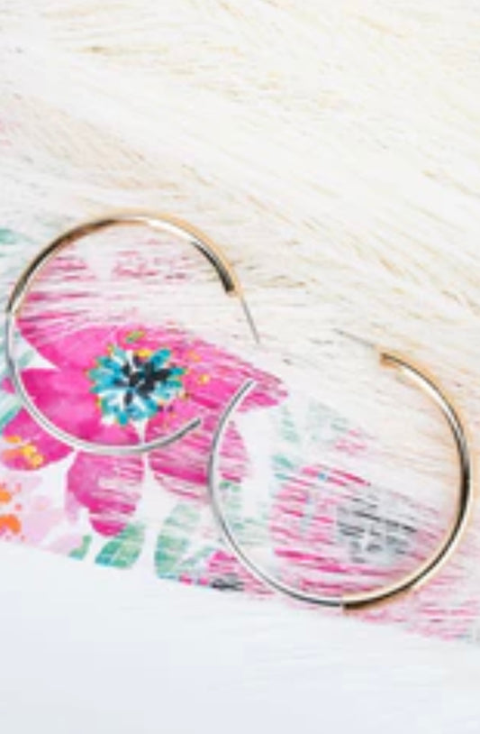 Certified It Girl Goldtone & Silvertone Hoop Earrings