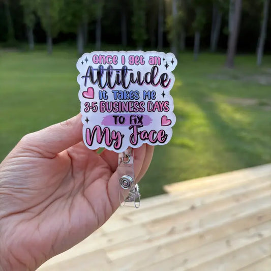 Funny Attitude Badge Reel