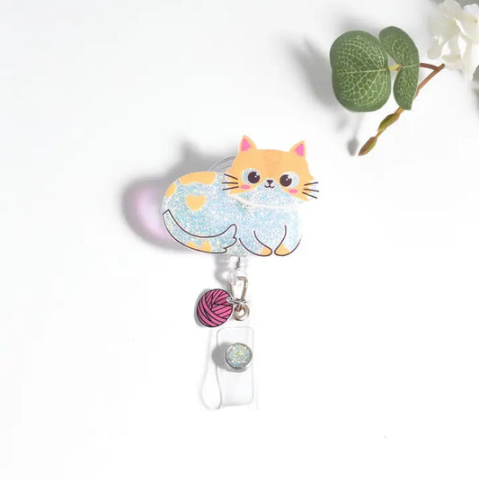 Glitterific Badge Reel Caty