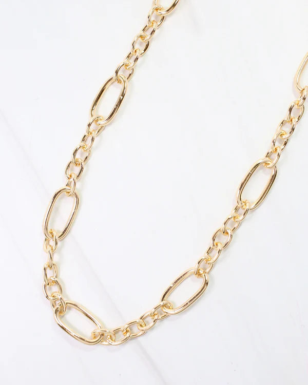 Caroline Hill Hamden Chain Necklace Gold