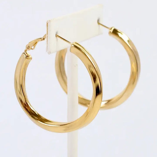 Caroline Hill Harwich Hoop Earring Gold