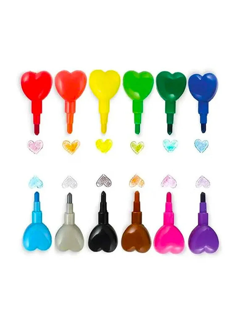 Heart Stackable Markers