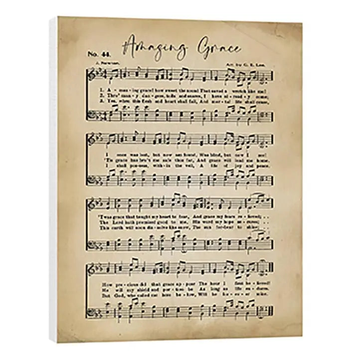 Hymns of Our Heritage Collection Canvas - Amazing Grace