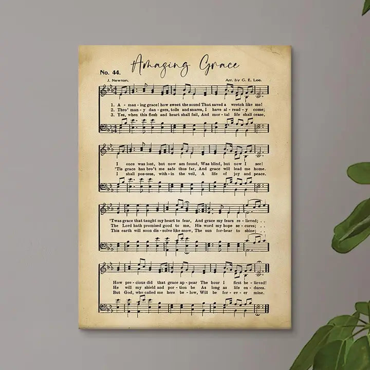 Hymns of Our Heritage Collection Canvas - Amazing Grace