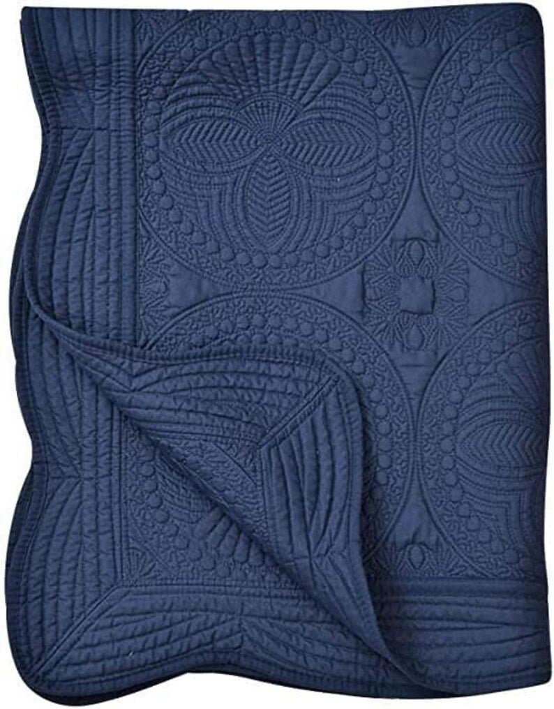 Heirloom Blanket Navy