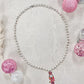 The Nutcracker Pearl Beaded Silver Necklace