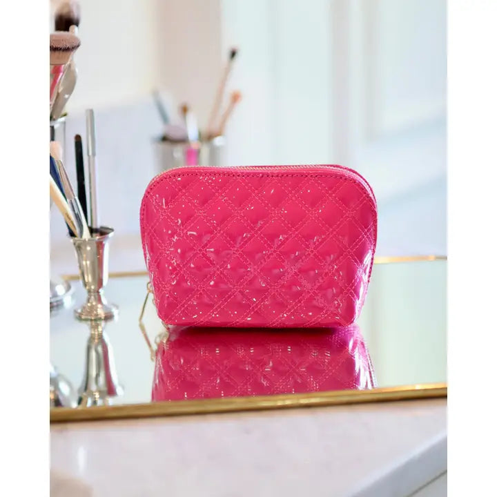 Caroline Hill Ibiza Small Pouch Hot Pink