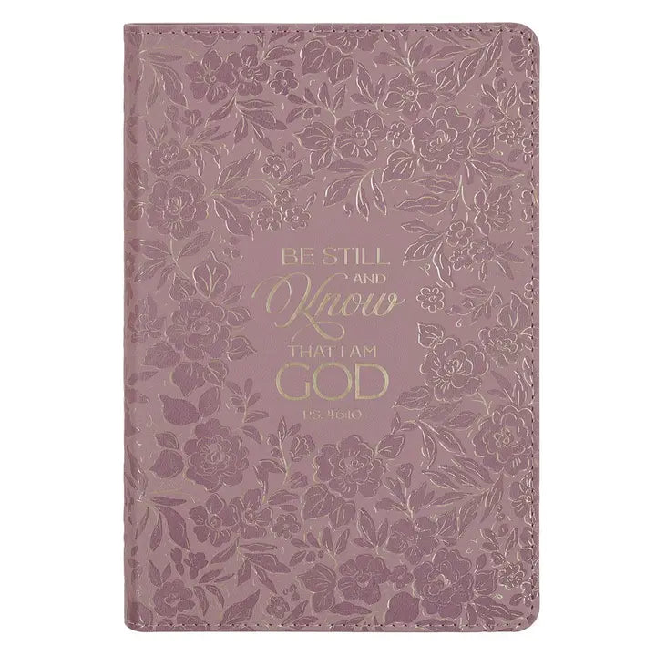 Journal Slimline Purple Be Still and Know Ps. 46:10