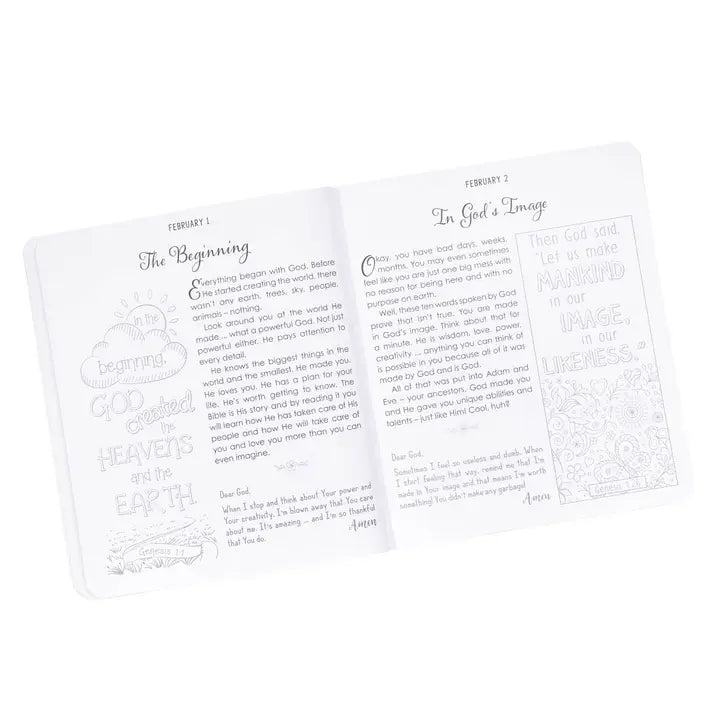 Kid Book Illustrated Devotional For Girls Softcover