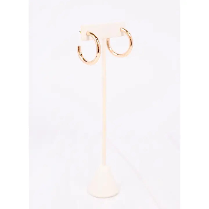 Caroline Hill Kimberly Hoop Earring Gold