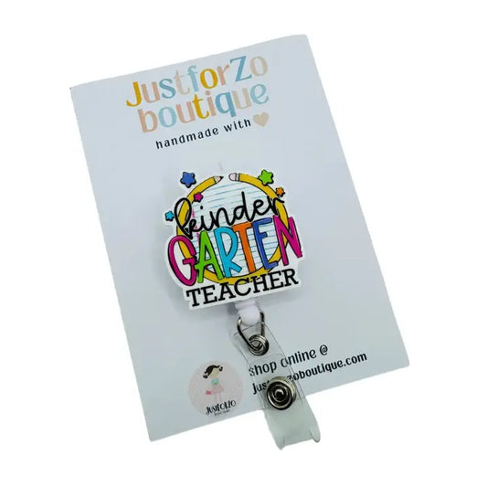 Kindergarten Teacher Badge Reel