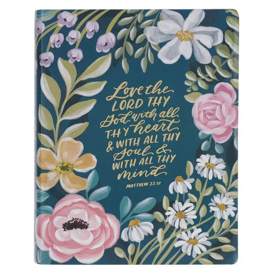 Kjv Lp Note Bible Lp Faux Leather Love the Lord Matt 22:37