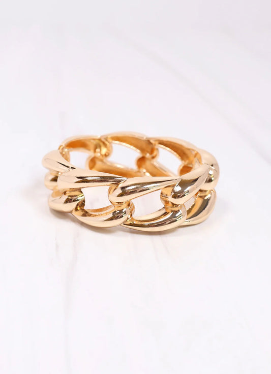 Caroline Hill Gold Jamil Link Bracelet