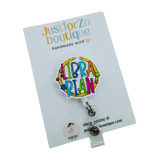 Librarian Badge Reel