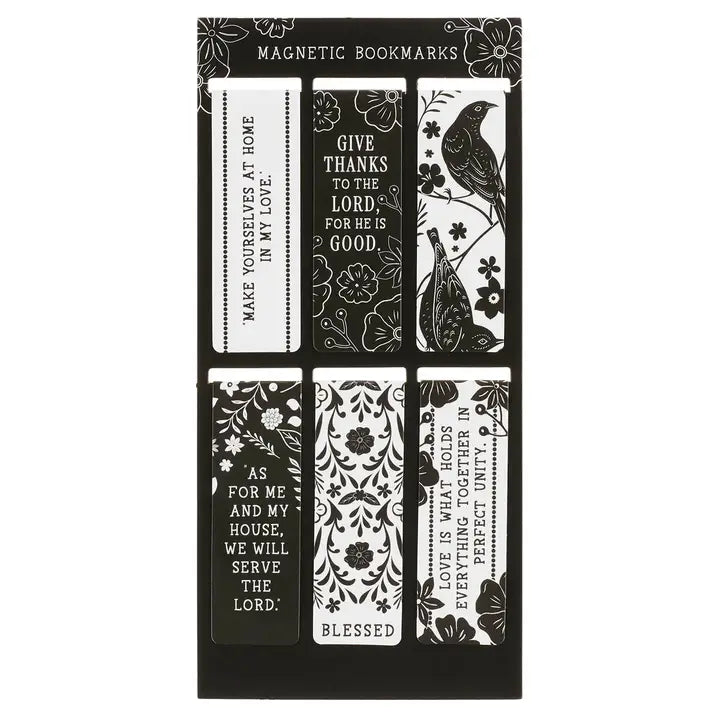 Magnetic Bookmark Set As For Me and My House