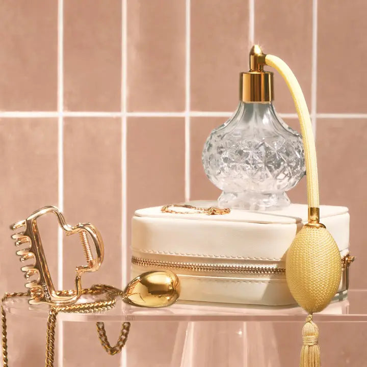 Kitsch Metal Medium Open Shape Puffy Claw Clip - Gold