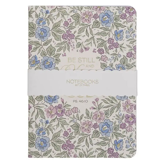 Notebook Set 3pc Be Still and Know Ps. 46:10