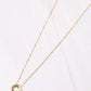 Caroline Hill Gold Goodwin Circle Charm Necklace