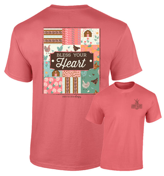 Southernology Patchwork Bless Your Heart T-Shirt