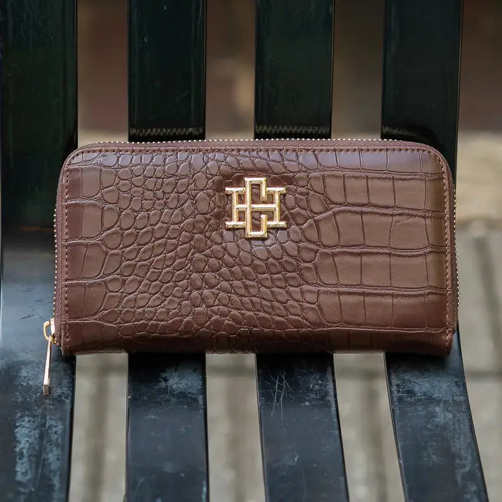 Caroline Hill Penelope Wallet Chocolate Ec