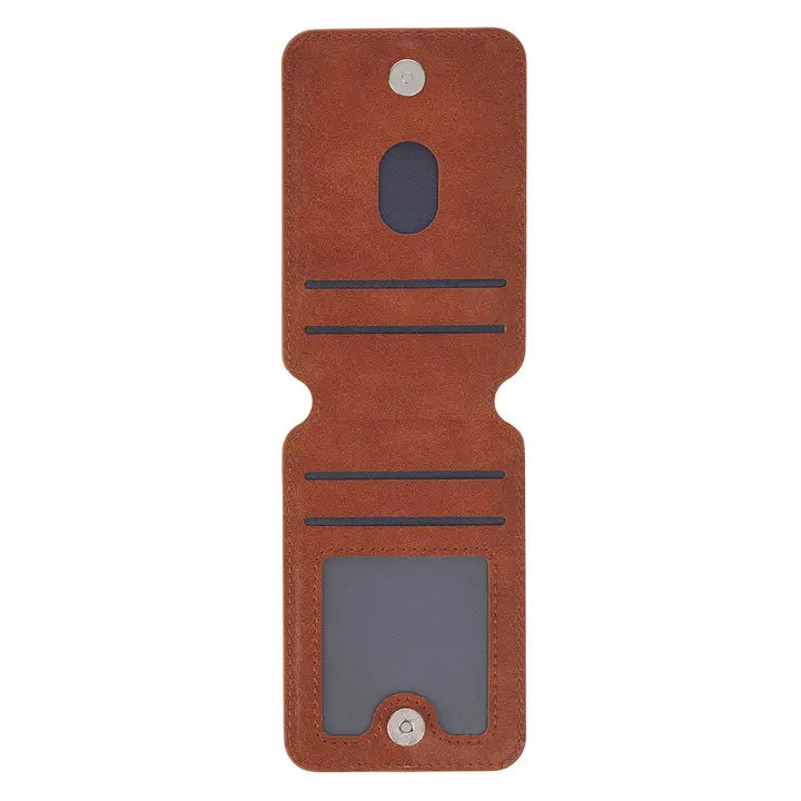 Phone Wallet Magnetic Brown Stand Firm 1 Cor. 16:13