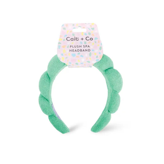 Plush Spa Headband - Emerald
