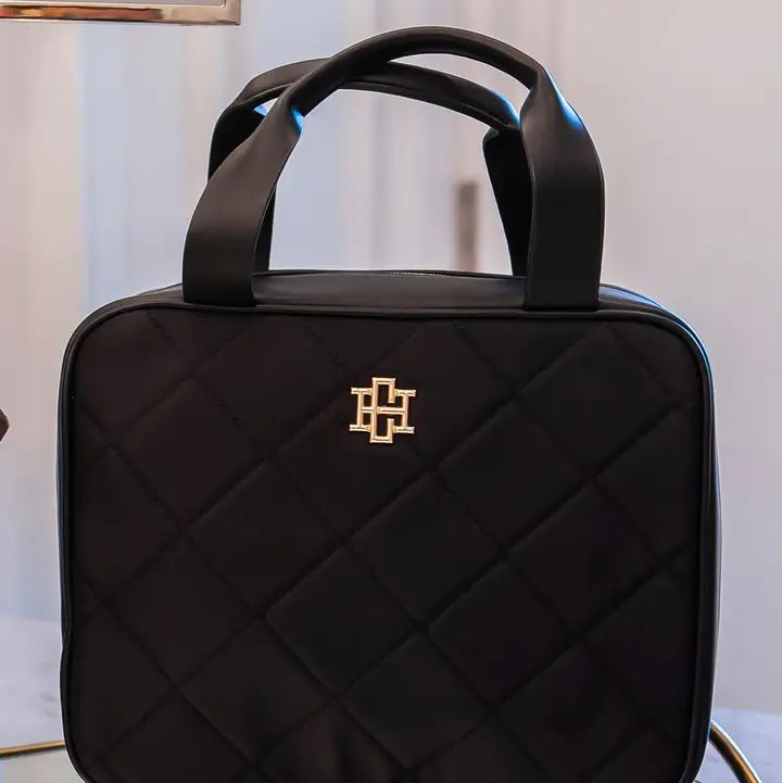 Caroline Hill Punta Cana Large Case Black Nylon