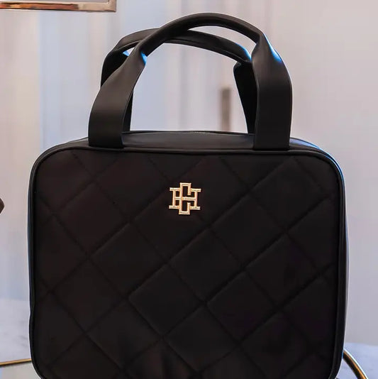 Caroline Hill Punta Cana Large Case Black Nylon