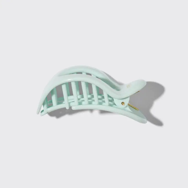 Kitsch Recycled Plastic Small Flat Cloud Clip - Sage Leaf
