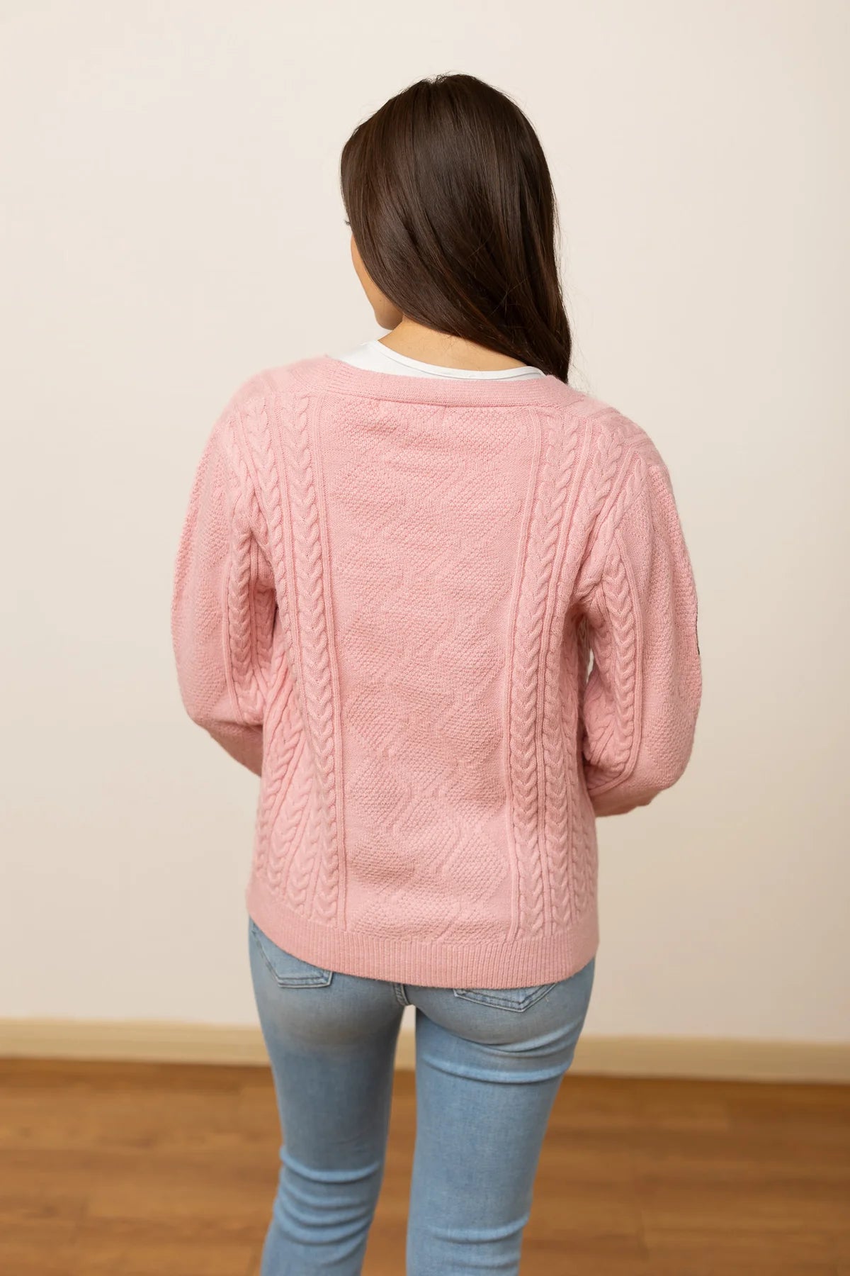 Womens Gingerbread Dream Cardigan - Pink