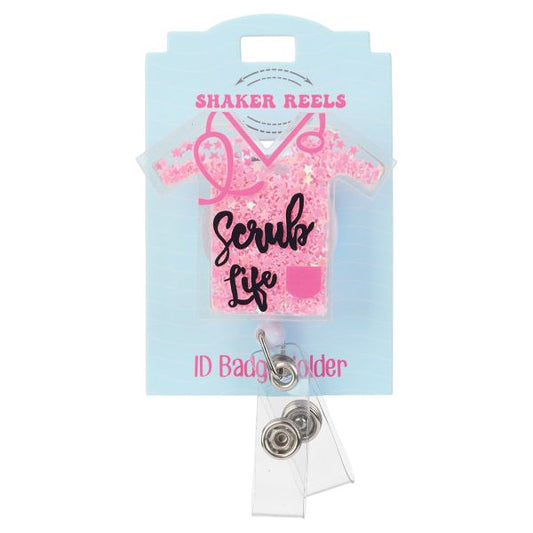 Shaker Reels Scrub Life Badge Reel