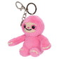 Pink Sloth Bag Buddy Plush