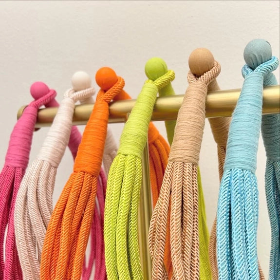 Tan Slub 8-Strand Necklace