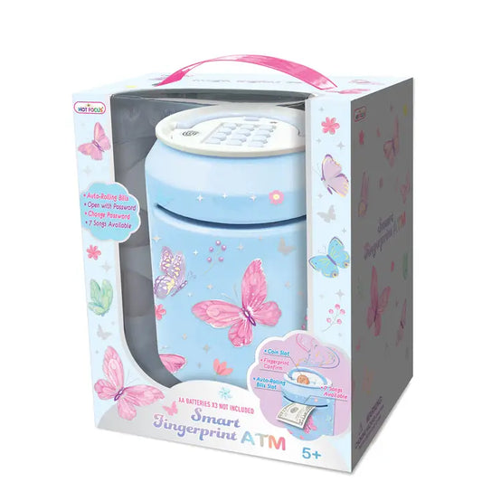 Smart Fingerprint ATM, Tie Dye Butterfly
