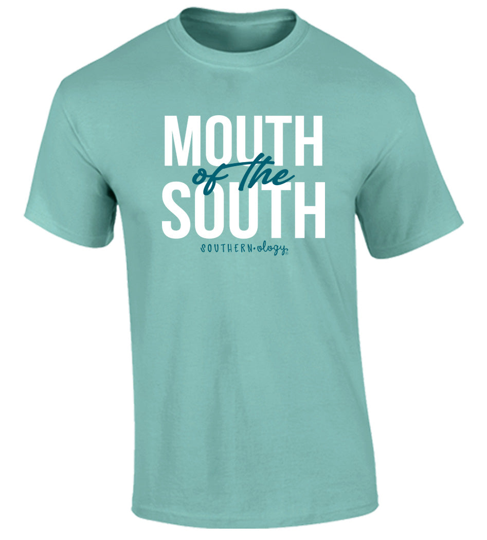 Southernology TSTM Mouth of the South Comfort Color Chalky Mint T-Shirt