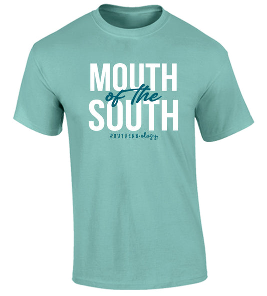 Southernology TSTM Mouth of the South Comfort Color Chalky Mint T-Shirt