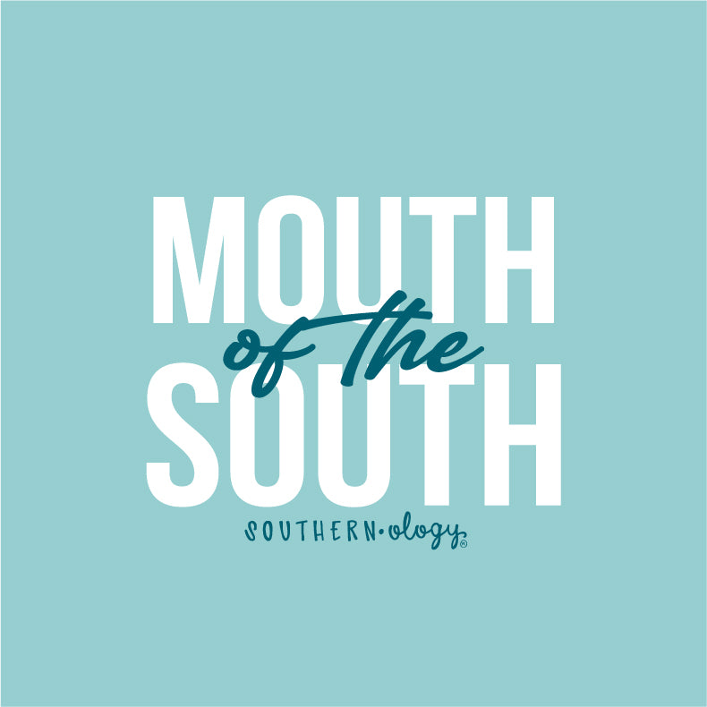 Southernology TSTM Mouth of the South Comfort Color Chalky Mint T-Shirt