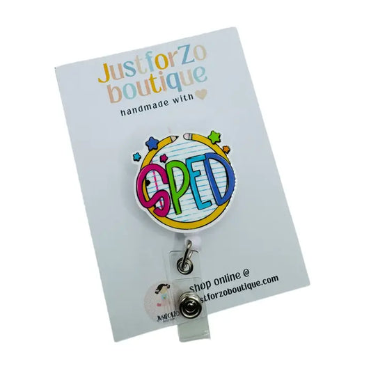 Sped Badge Reel