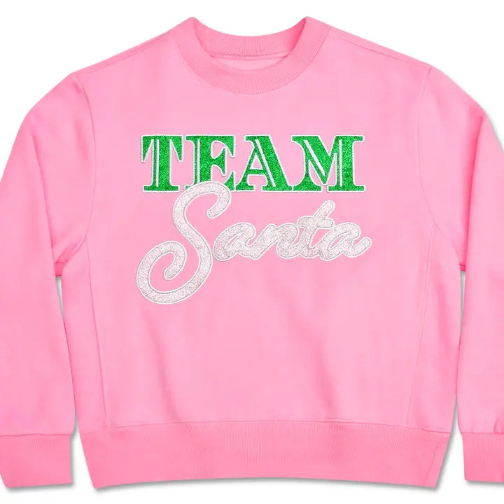 Girls Team Santa Sweatshirt