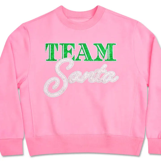 Girls Team Santa Sweatshirt