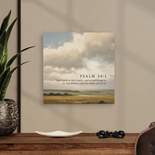 The Earth Is the Lords and Everything in It Canvas