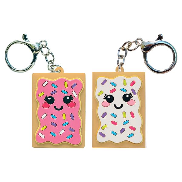 Toaster Pastry Lip Balm Keyring
