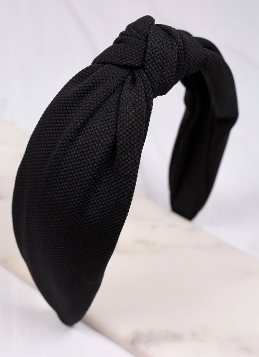 Romero Knot Headband BLACK