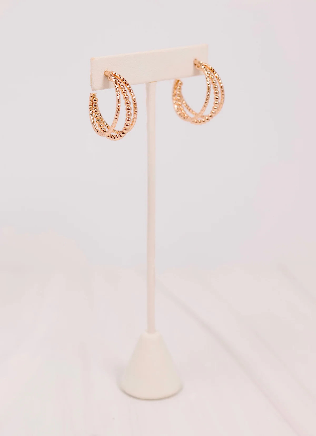 Caroline Hill Gold Belforest Hoop Earrings