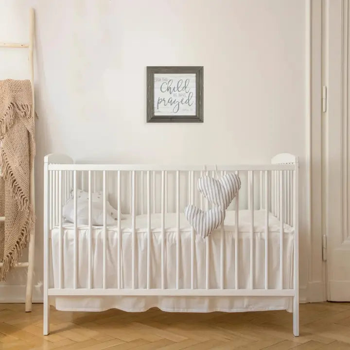Wall Sign - For This Child We Have Prayed