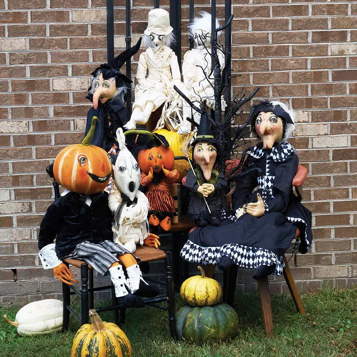 Zinnia Witch Gathered Traditions Art Doll