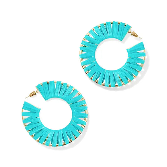 Viv & Lou Aqua Georgia Earrings