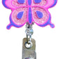 Glitterific Badge Reel Butterfly